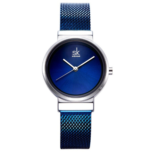 Women Blue Wrist Watch