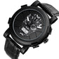 Waterproof Leather Men Sports Watch